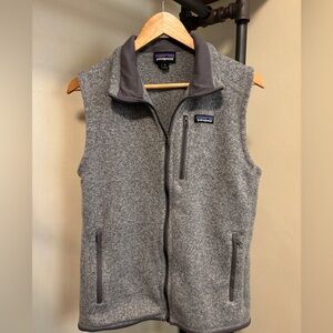 Men's Patagonia Better Sweater Fleece Vest in stonewash gray